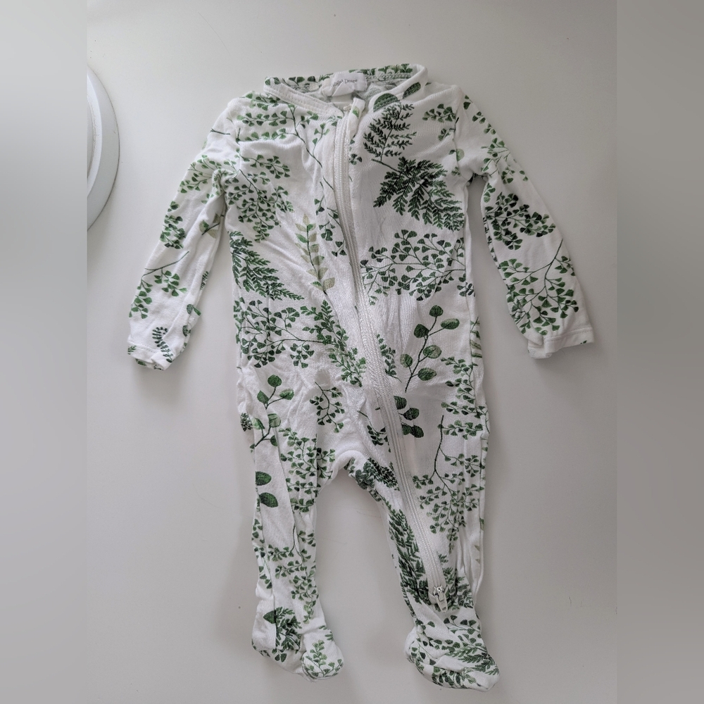 Angel Dear Ferns Zip with Footies